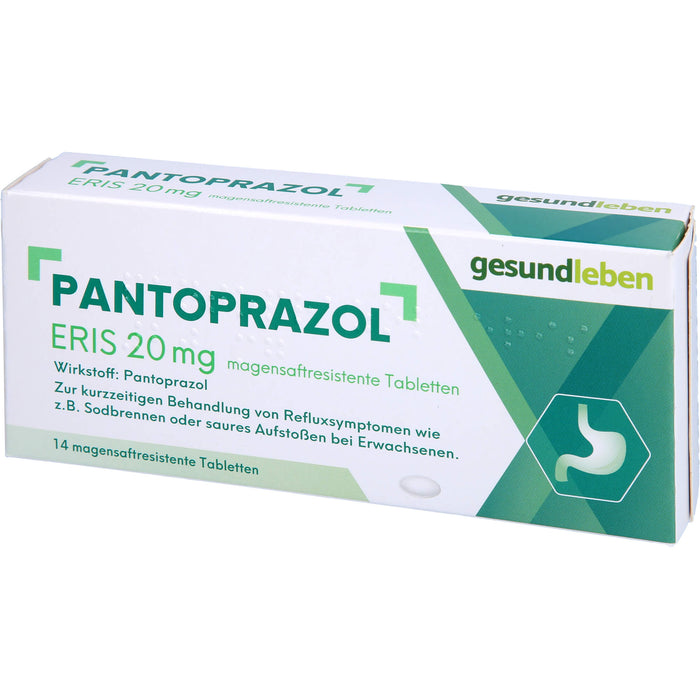 gesundleben Pantoprazol Eris 20 mg Tabletten bei Sodbrennen, 14 St. Tabletten