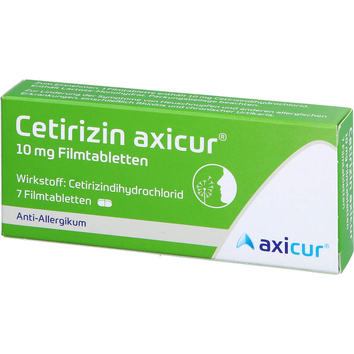 Cetirizin Axicur 10mg, 7 St FTA