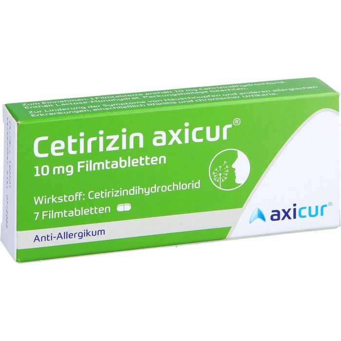 Cetirizin Axicur 10mg, 7 St FTA
