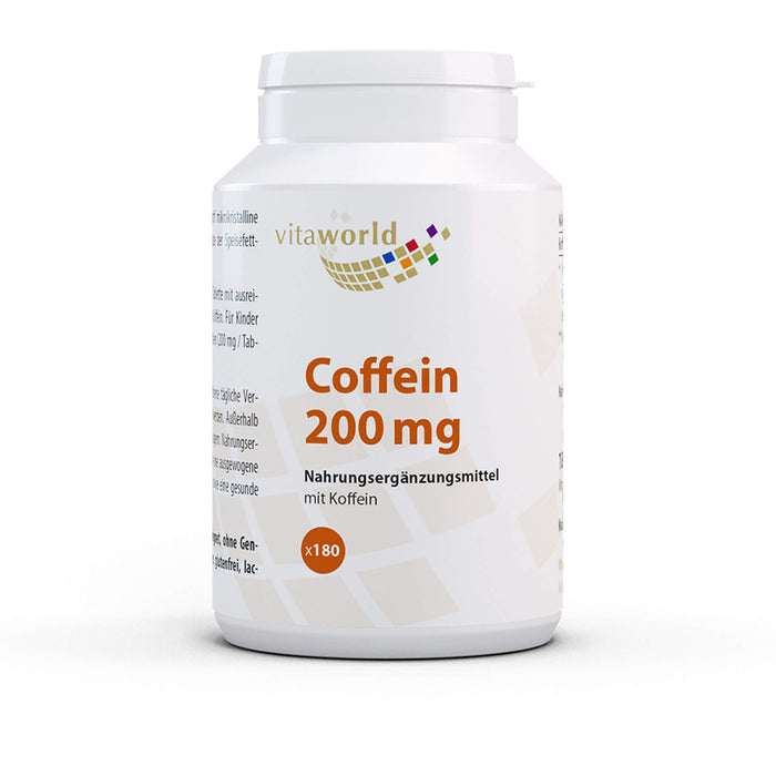 vitaworld Coffein 200 mg Tabletten, 180 St. Tabletten