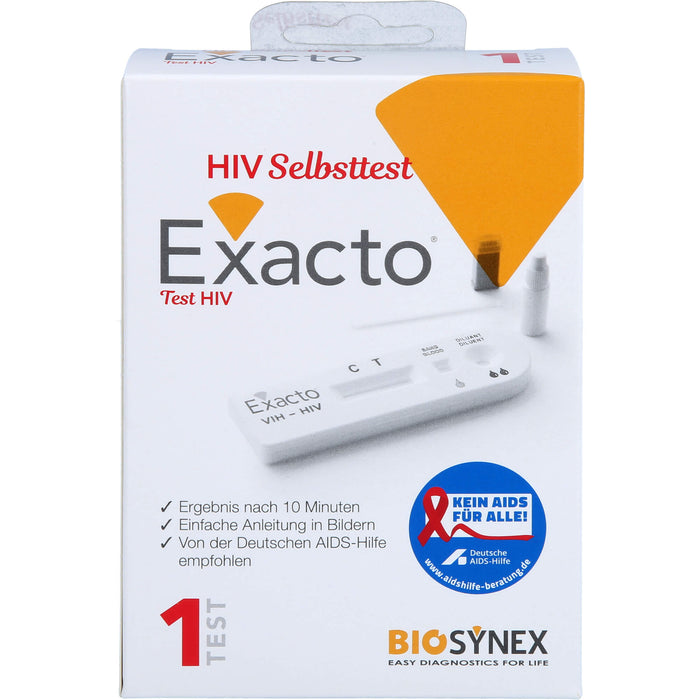 BIOSYNEX Exacto HIV Selbsttest, 1 St. Test