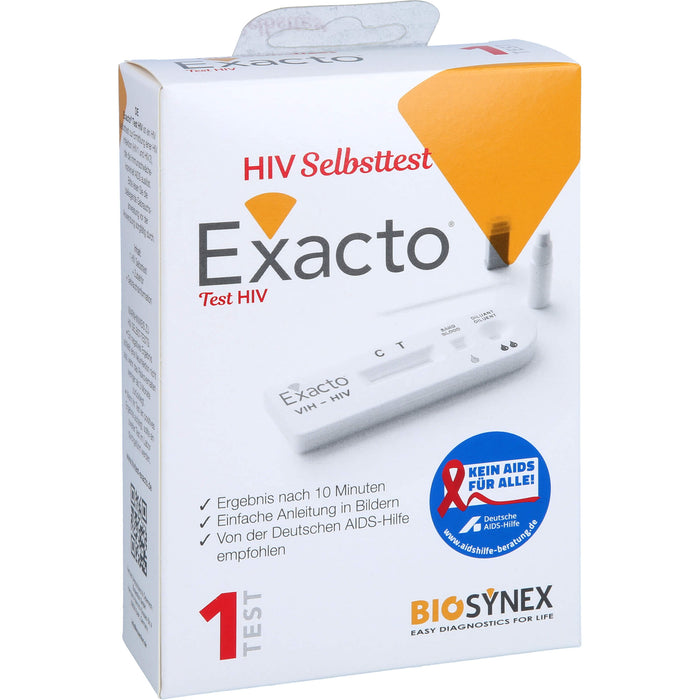 BIOSYNEX Exacto HIV Selbsttest, 1 St. Test