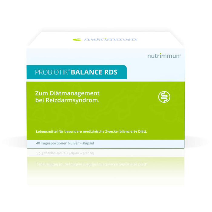 nutrimmun Probiotik Balance RDS bei Reizdarmsyndrom Pulver+Kapsel, 40 St. Portionen