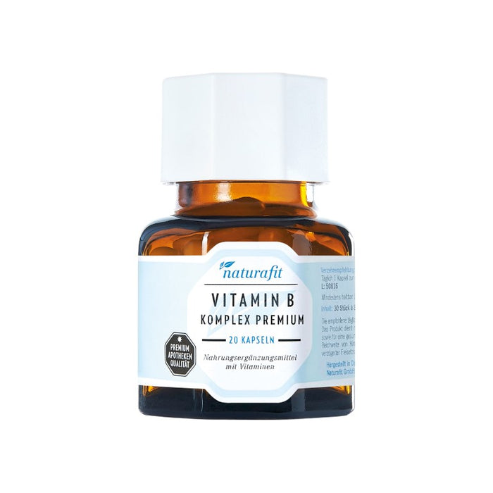naturafit Vitamin B Komplex Premium Kapseln, 20 St. Kapseln