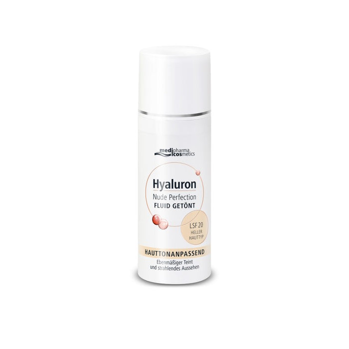 medipharma cosmetics Hyaluron Nude Perfection Fluid LSF 20 heller Hauttyp, 50 ml Creme