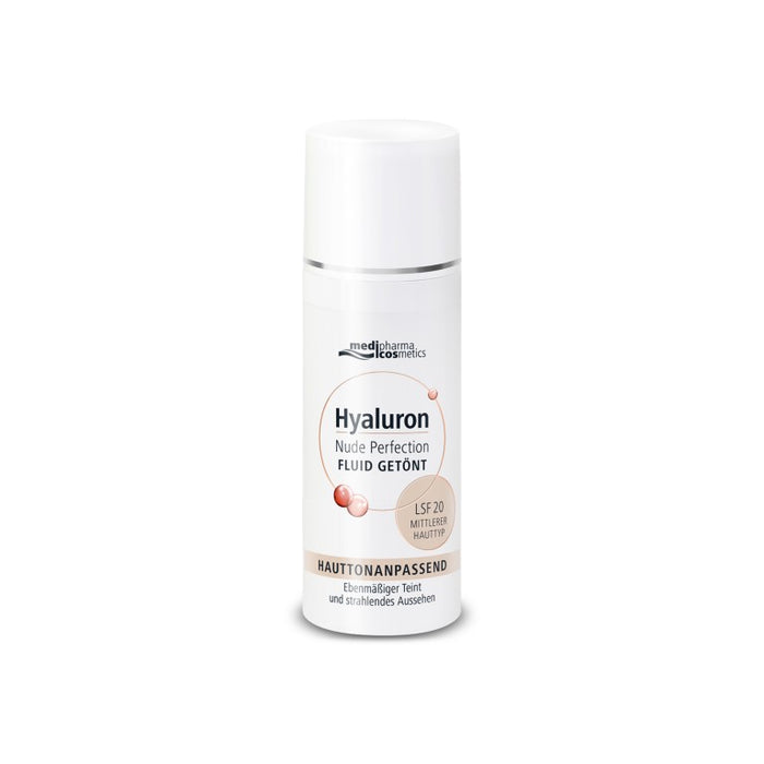 Hyaluron Nude Perfection Fluid getönt mittl HT L20, 50 ml Creme