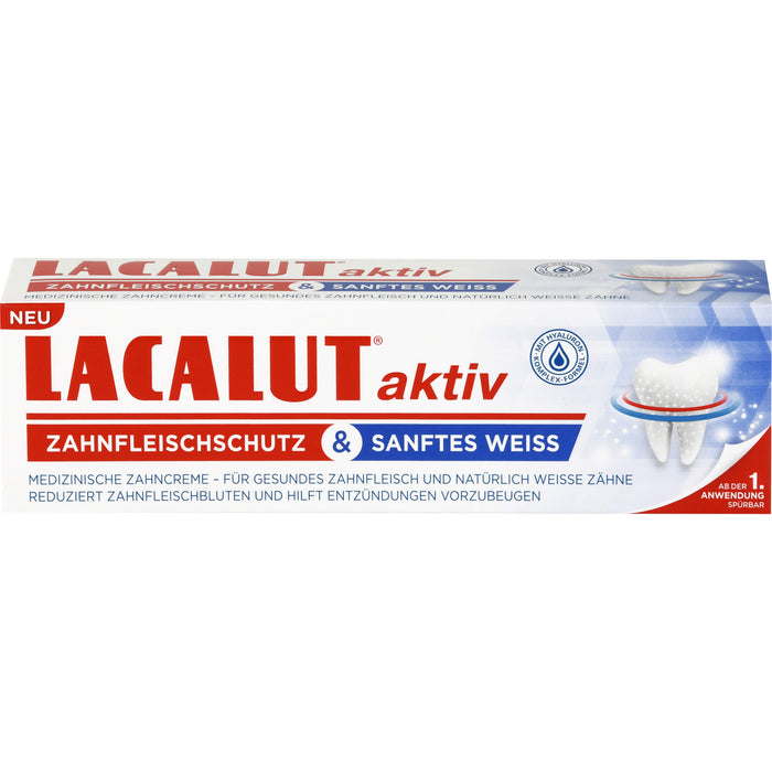 LACALUT aktiv medizinische Zahncreme, 75 ml Zahncreme