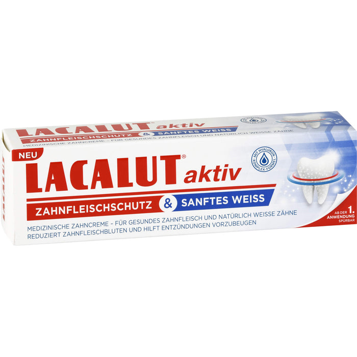 LACALUT aktiv medizinische Zahncreme, 75 ml Zahncreme