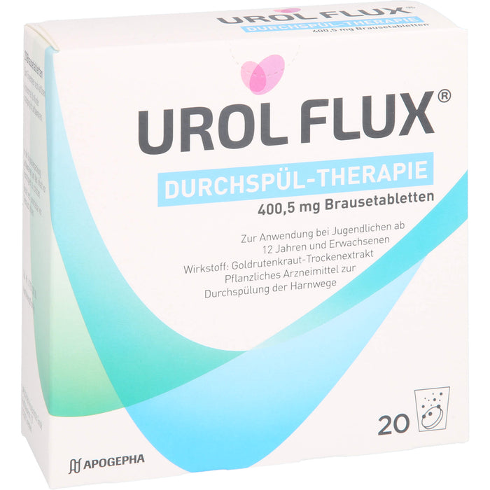 UROL FLUX Durchspül-Therapie Brausetabletten, 20 St. Tabletten