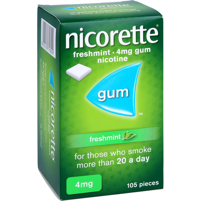 Nicorette Kaugummi 4 mg freshmint Eurim, 105 St. Kaugummi