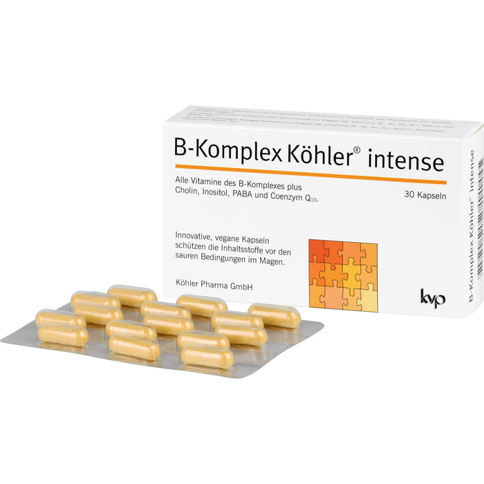 B-Komplex Köhler intense Kapseln, 30 St. Kapseln