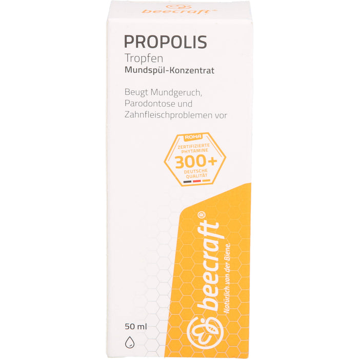 beecraft Propolis Tropfen Mundspül-Konzentrat, 50 ml Lösung