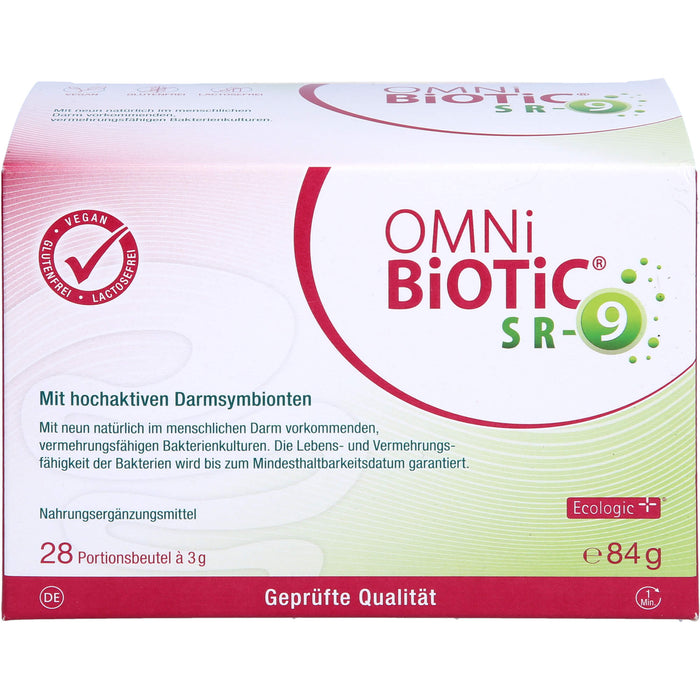 OMNi-BiOTiC SR-9 Portionsbeutel mit hochaktiven Darmsymbionten, 28 St. Beutel