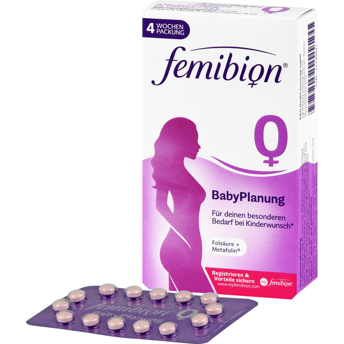femibion 0 BabyPlanung Tabletten, 28 St. Tabletten