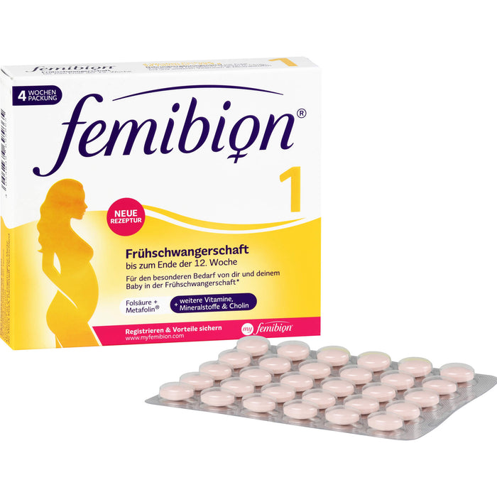 Femibion 1 Frühschwangerschaft Tabletten, 28 St. Tabletten