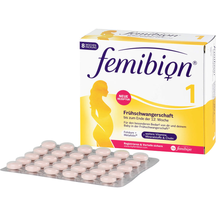 Femibion 1 Frühschwangerschaft Tabletten, 56 St. Tabletten