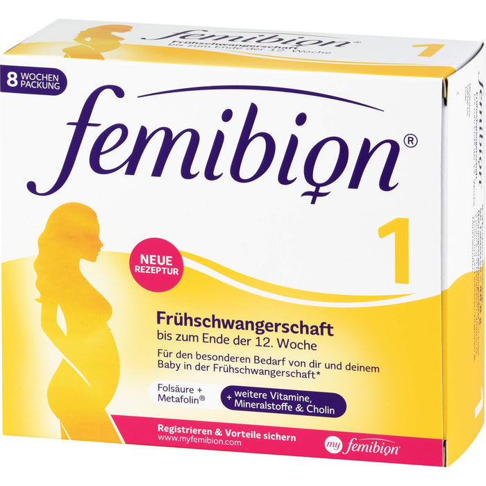 Femibion 1 Frühschwangerschaft Tabletten, 56 St. Tabletten