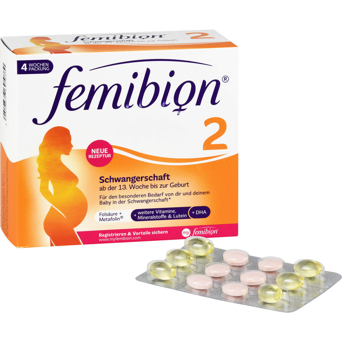 Femibion 2 Schwangerschaft Tabletten und Kapseln, 56 St. Tabletten