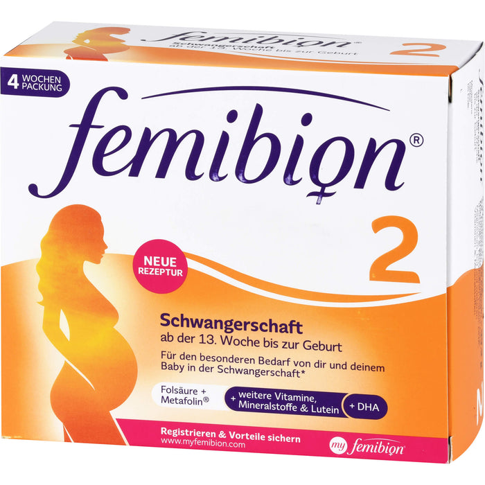 Femibion 2 Schwangerschaft Tabletten und Kapseln, 56 St. Tabletten