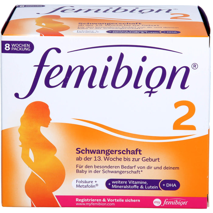 Femibion 2 Schwangerschaft Tabletten und Kapseln, 112 St. Tabletten