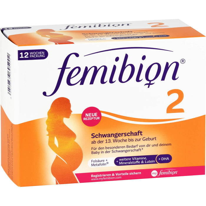 Femibion 2 Schwangerschaft Tabletten und Kapseln, 84 St. Tabletten