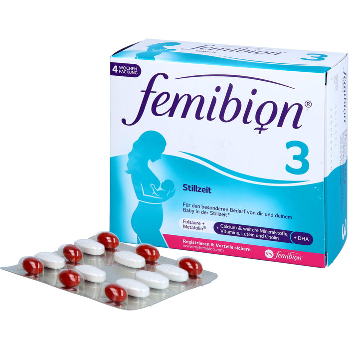 Femibion 3 Stillzeit Tabletten und Kapseln, 28 St. Tagesportionen