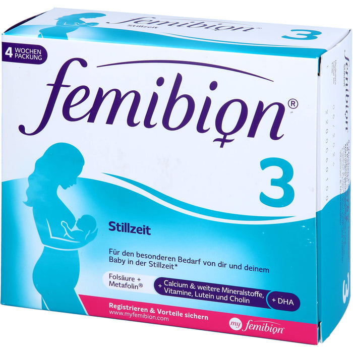 Femibion 3 Stillzeit Tabletten und Kapseln, 28 St. Tagesportionen