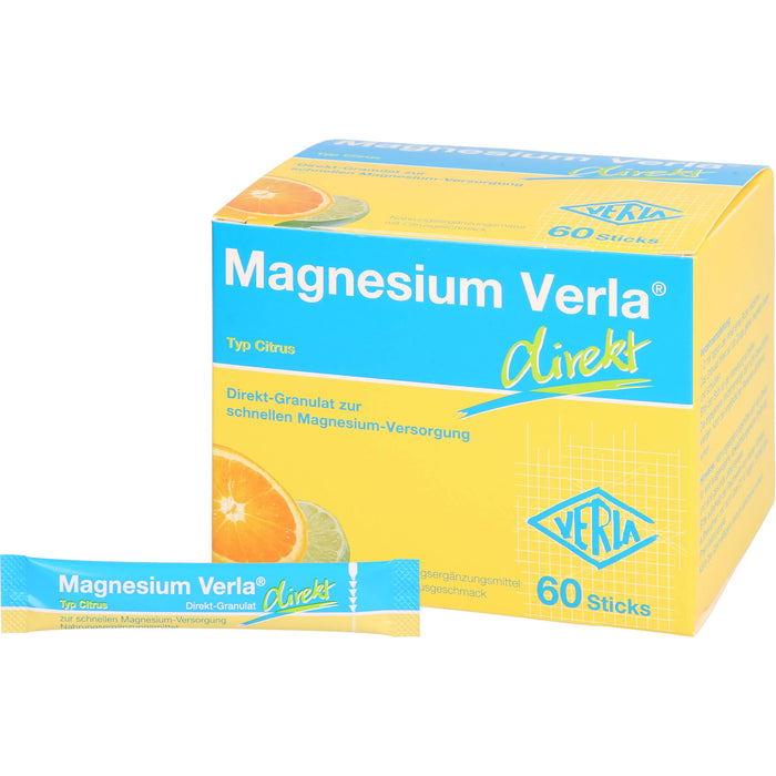 Magnesium Verla direkt Citrus Direkt-Granulat, 60 St. Beutel