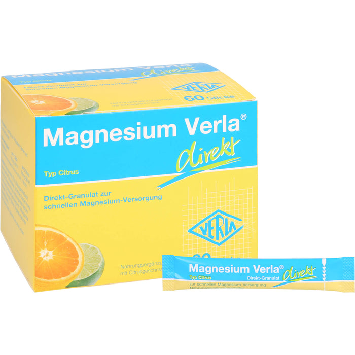 Magnesium Verla direkt Citrus Direkt-Granulat, 60 St. Beutel