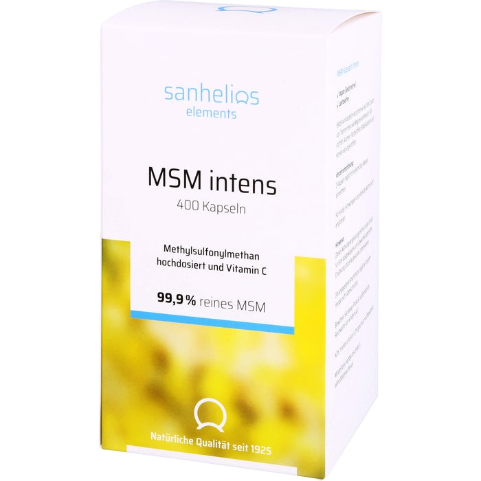 sanhelios MSM Kapseln intens 1600mg, 400 St KAP