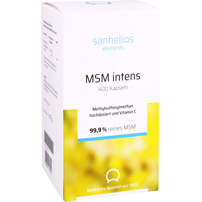 sanhelios MSM Kapseln intens 1600mg, 400 St KAP