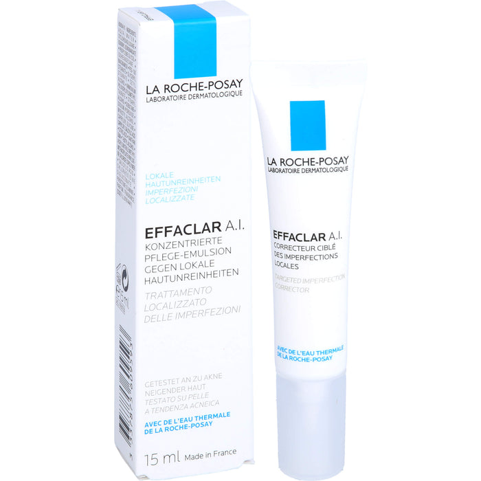LA ROCHE-POSAY Effaclar A.I. Pflege-Emulsion gegen lokale Hautunreinheiten, 15 ml Creme