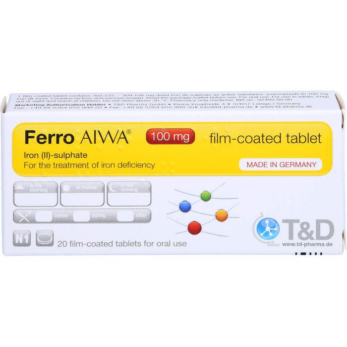 Ferro Aiwa 100mg Filmtabl, 20 St FTA