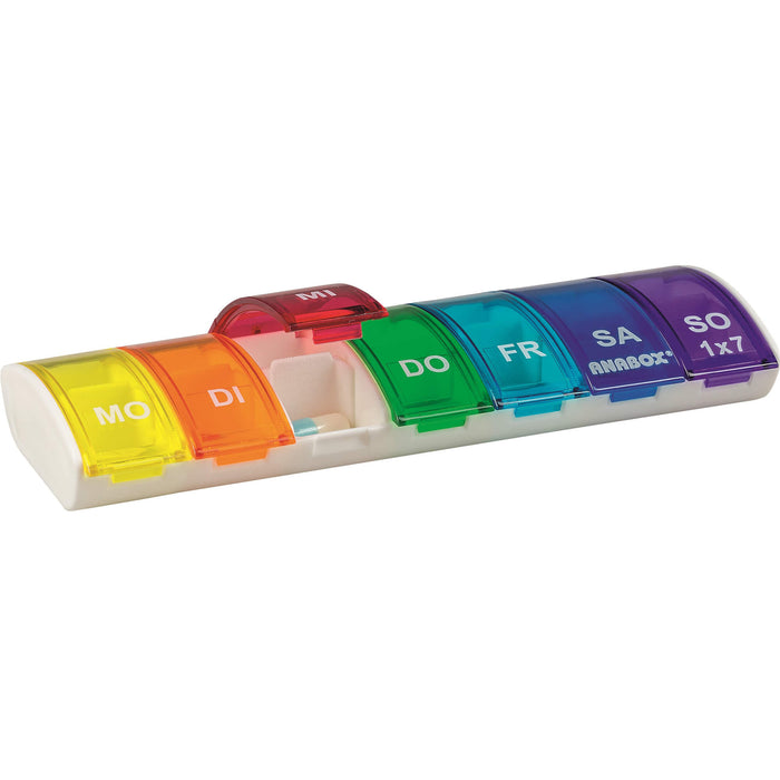 ANABOX 1 x 7 Regenbogen mit Fachteilern, 1 St. Dosette