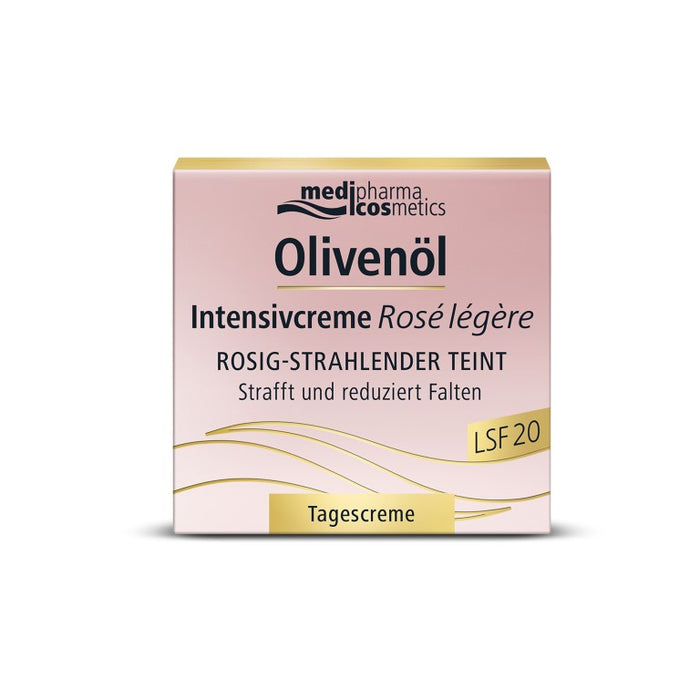 medipharma cosmetics Olivenöl Intensivcreme Rosé légère Tagescreme LSF 20, 50 ml Creme