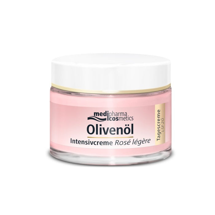 medipharma cosmetics Olivenöl Intensivcreme Rosé légère Tagescreme LSF 20, 50 ml Creme