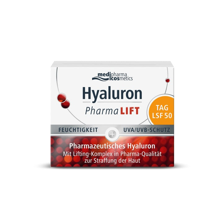 medipharma cosmetics Hyaluron Pharma Lift Tag LSF 50 Creme, 50 ml Creme