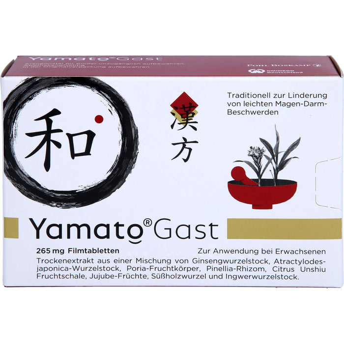 YamatoGast Filmtabletten bei leichten Magen-Darm-Beschwerden, 63 St. Tabletten