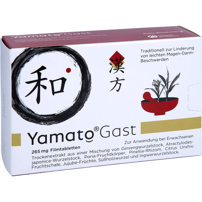 YamatoGast Filmtabletten bei leichten Magen-Darm-Beschwerden, 63 St. Tabletten