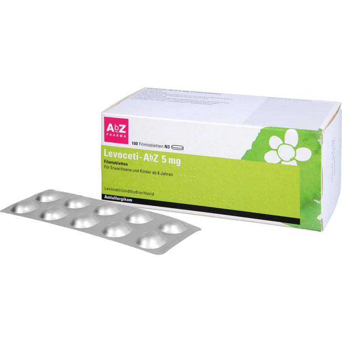 Levoceti-AbZ 5 mg Filmtabletten, 100 St FTA