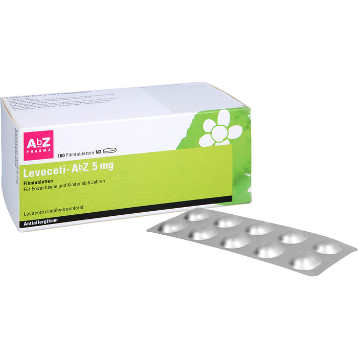 Levoceti-AbZ 5 mg Filmtabletten, 100 St FTA