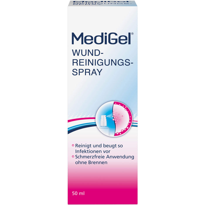 MediGel Wundreinigungsspray, 50 ml Lösung