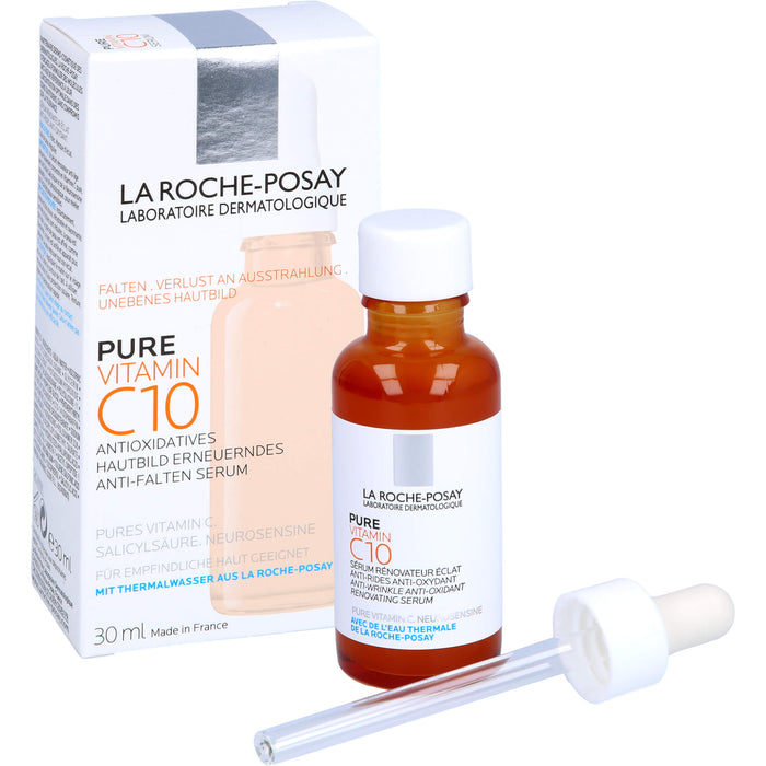 LA ROCHE-POSAY Pure Vitamin C10 Anti-Falten Serum, 30 ml Lösung