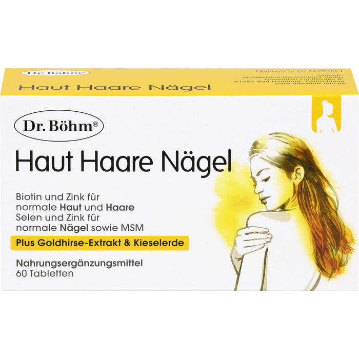 Dr Böhm Haut Haare Nägel Tabletten, 60 St. Tabletten
