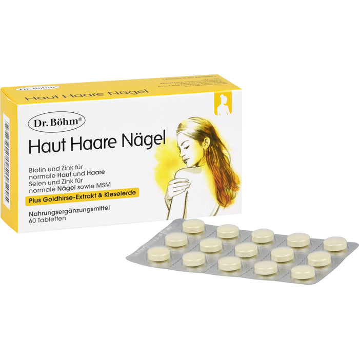 Dr Böhm Haut Haare Nägel Tabletten, 60 St. Tabletten