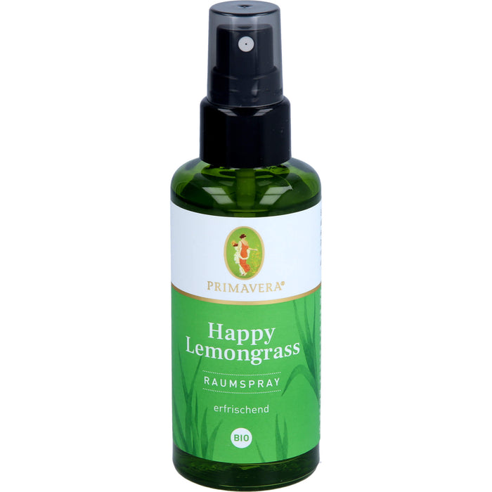 PRIMAVERA Happy Lemongrass Raumspray Bio, 50 ml ätherisches Öl