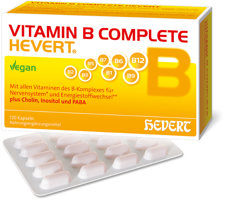 Vitamin B Complete Hevert Kapseln, 120 St. Kapseln