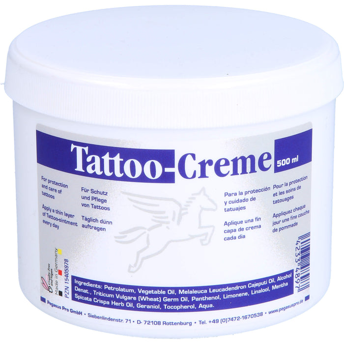 Tattoo-Creme Pegasus Pro, 500 ml CRE