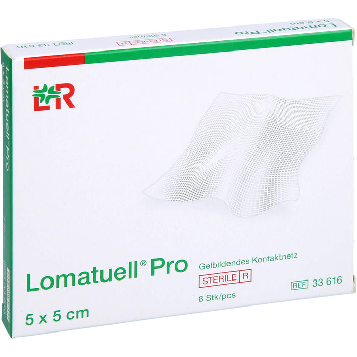 LOMATUELL Pro 5x5 cm steril, 8 St VER