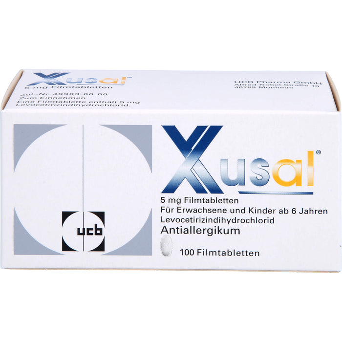 Xusal 5 mg Filmtabletten bei allergischer Rhinitis, 100 St. Tabletten
